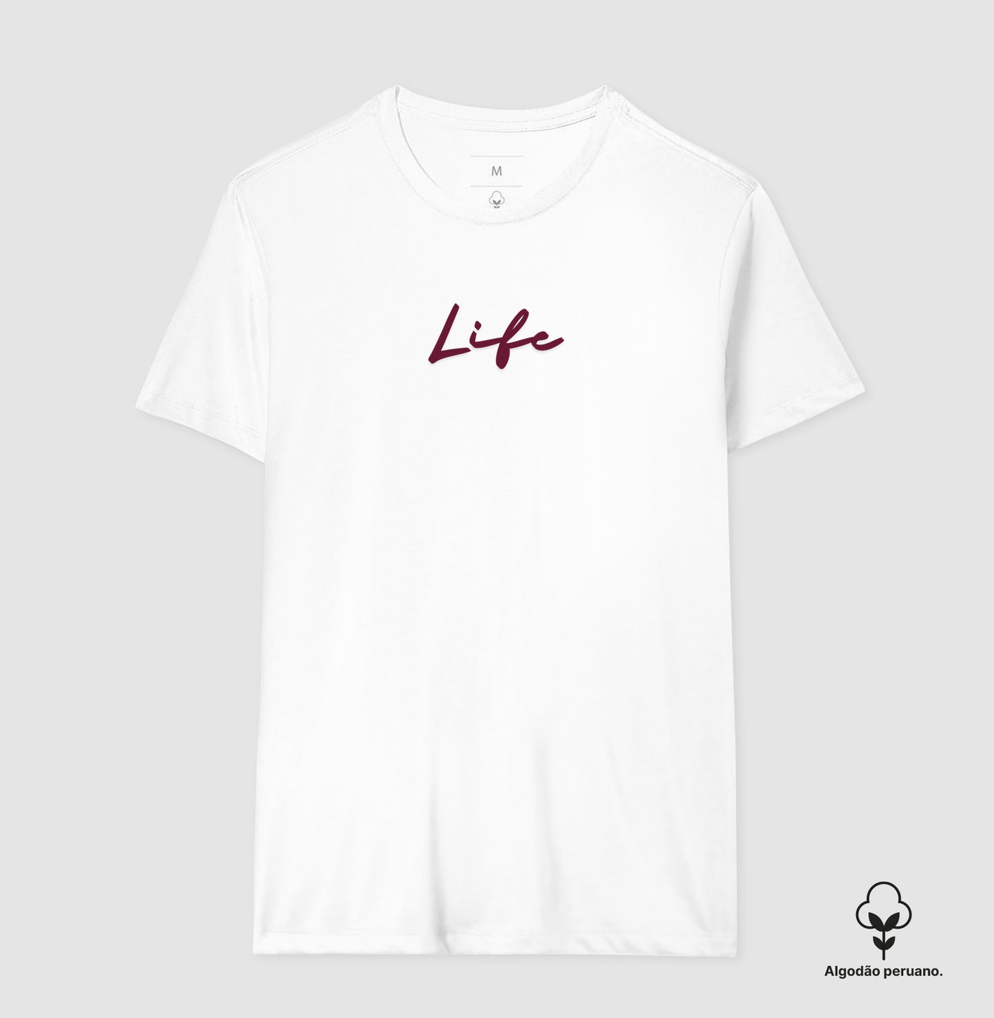 Camiseta Algodão Peruano Life