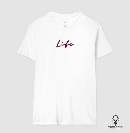Camiseta Algodão Peruano Life