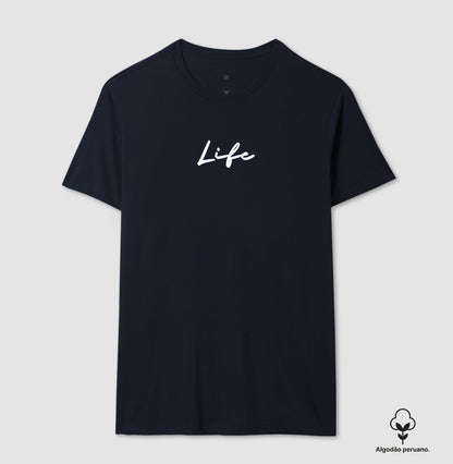 Camiseta Algodão Peruano Life