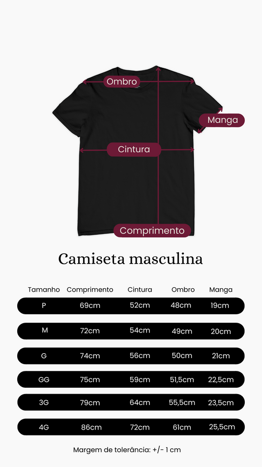 Camiseta Algodão Peruano